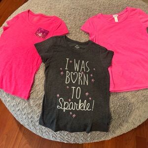 Justice girls shirts size 10